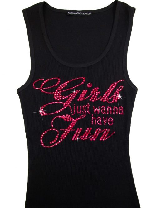 Glam Girl: Win A Rhinestone Tank Top | | TopWeddingSites.com