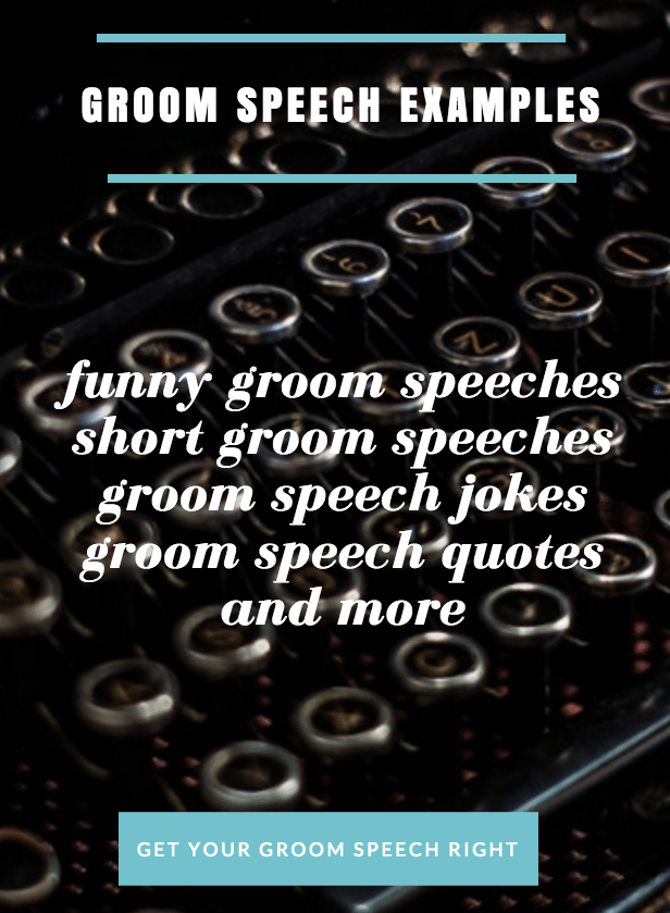 how to write a groom speech uk