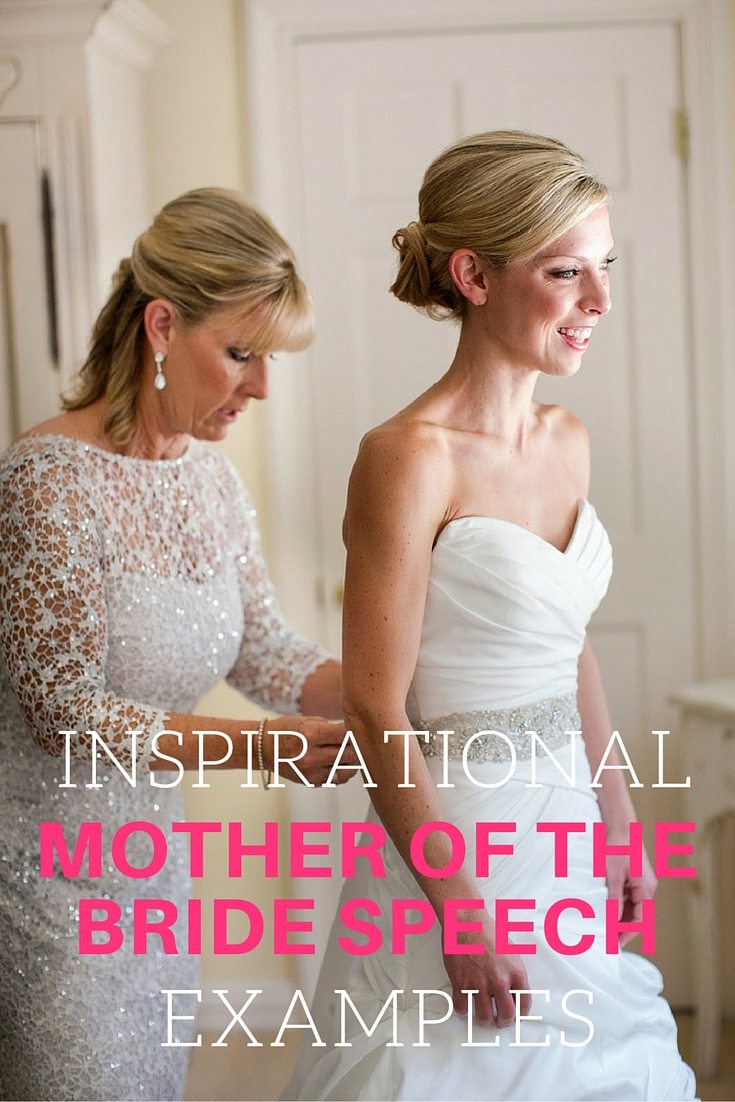 Mother Of The Bride Example Speech 