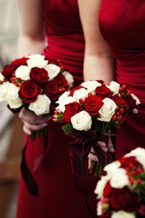 wedding colors red