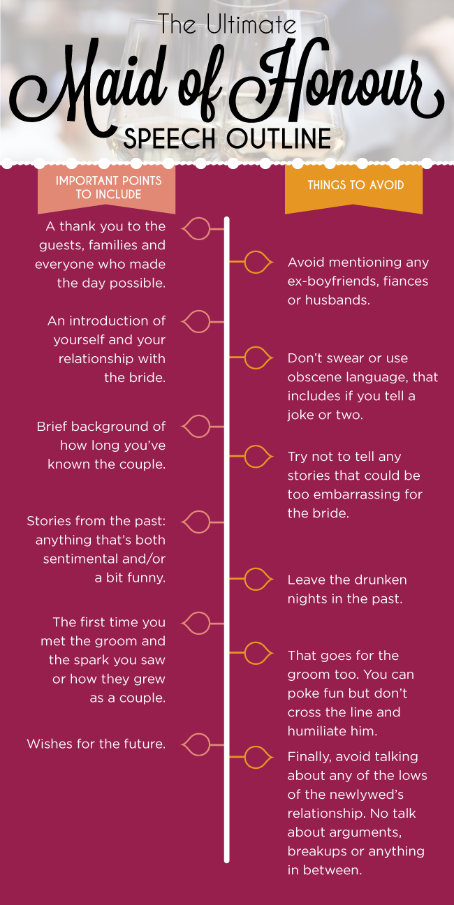 Maid Of Honor Speech Tips TopWeddingSites