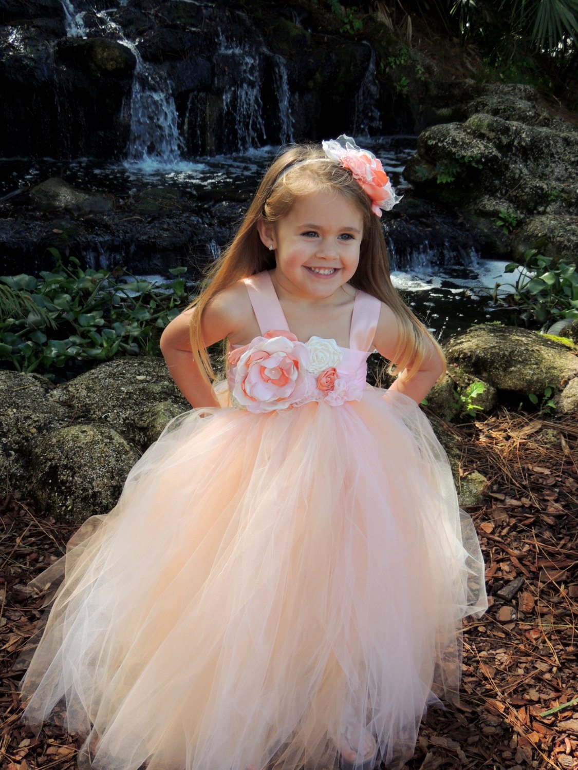 Pink, Puffy Flower Girl Dresses For Your Little Pal | | TopWeddingSites.com