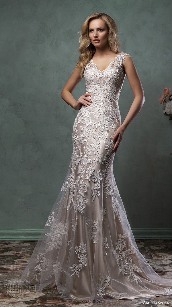 10 Stunning Fit And Flare Wedding Gowns