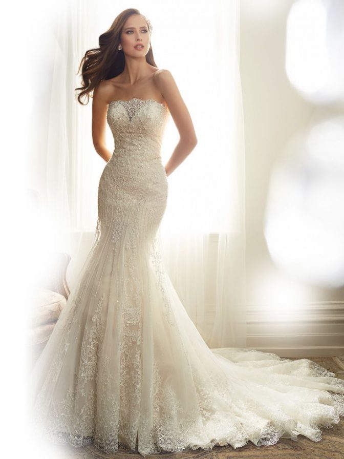 10 Stunning Fit And Flare Wedding Gowns 0523