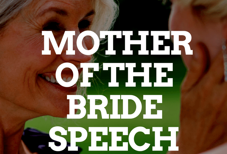 speech wedding mother of the bride