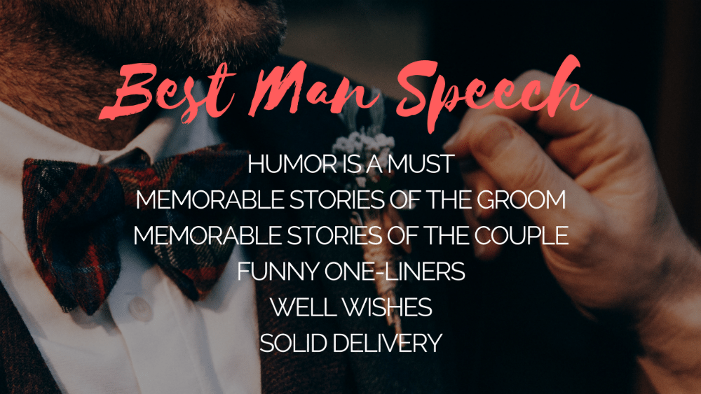 best man speech tips