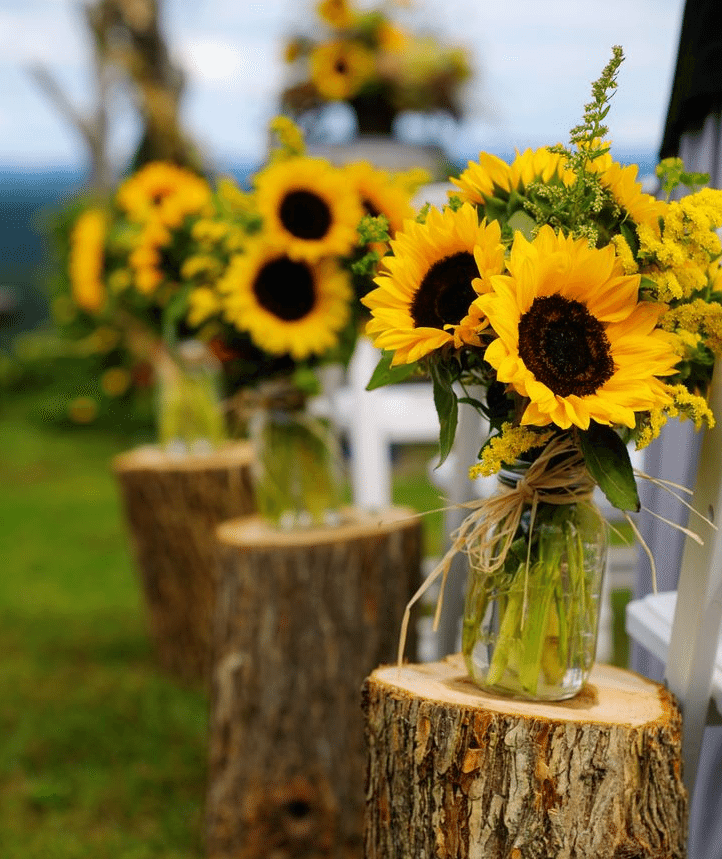 Sunflower Theme Weddings TopWeddingSites